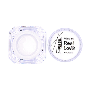 Spider Gel Branco Para Unhas 10ml - Real Love