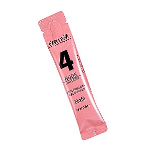 Refil Gel Real Love Nude 4 - Linha Light 15ml