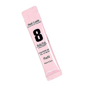Refil Gel Real Nude Pink 8 - Linha Light 15ml