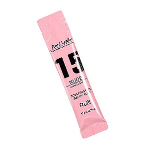 Refil Gel Real Love Nude 15 - Linha Light 15ml