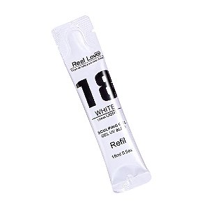 Refil Gel Real Love White 18 - Linha Light 15ml