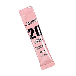 Refil Gel Real Love Nude 20 - Linha Light 15ml