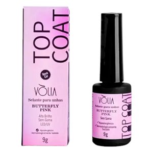Volia Top Coat – Butterfly Pink Frasco