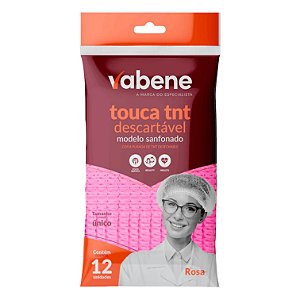 Touca Sanfonada TNT Vabene 12un Rosa