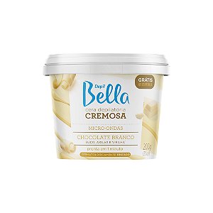 Cera de Microondas Chocolate Branco 200g Depil Bella