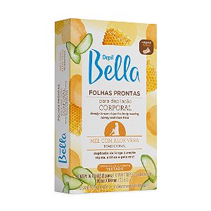 Folha Pronta Corporal Mel com Aloe Vera - Depil Bella