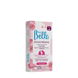 Folha Pronta Facial Petalas de Rosas - Depil Bella