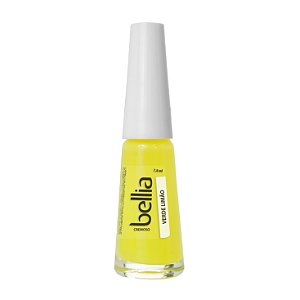 Esmalte Bellia Cremoso Verde Limao Atacado Pacote com 12 (doze)