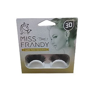 Cílios Postiços Miss Frandy 3D Sable False Eyelashes