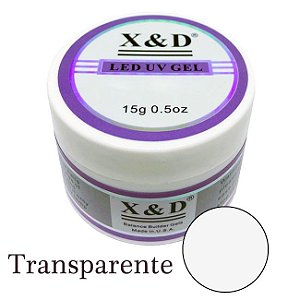 Gel X&d Transparente Unhas De Gel Led Uv 15 g