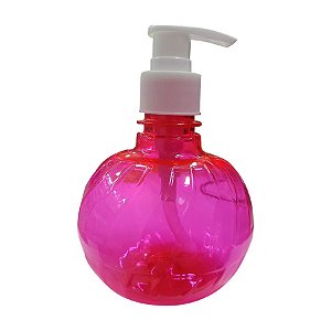 Saboneteira Bolinha Pet Rosa 280ml