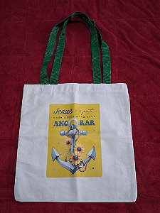 sacola ecobag tecido crú