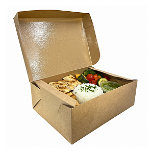 Caixa Multiuso Kraft M (20,5x15x7cm) - Pacote com 50 unidades