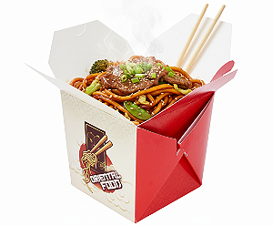 Caixa Yakisoba Oriental Food G 850ml (10x10x11.5cm) - Pacote com 50 unidades