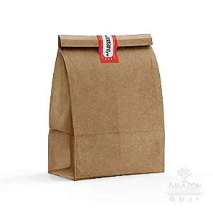 Saco Kraft P (15,5x30x15,5cm) - Pacote com 50 unidades