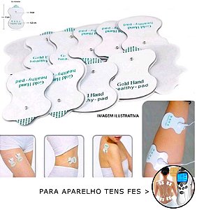 Kit Eletrodos Adesivos para Aparelhos Tens Fes Massagem Terapia Fisioterapia no Brasil