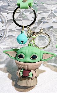 Chaveiro 3d Baby Yoda Pronta Entrega