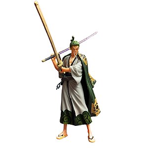 Boneco Zoro Action Figure Anime One Piece 18cm