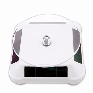 Plataforma Solar Giratória Para Itens Pequenos Joia Relógio