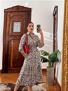 1387 Chemise Midi Grey