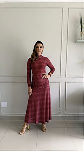 Saia Tule Franzida Entrelaços