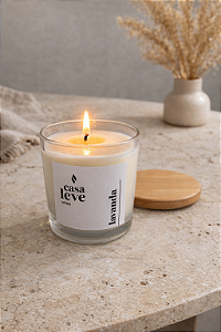 Vela Perfumada Casa Leve Lavanda 200g
