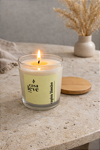 Vela Perfumada Casa Leve Capim Limão 200mg