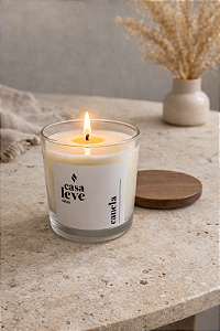 Vela Perfumada Casa Leve Canela 200mg