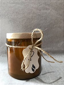 Vela Perfumada Casa Leve Coleção Âmbar -  Patchouli - Pote 550g
