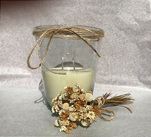 Vela Especial Vaso Perfumado Decor Casa Leve Capri 850g