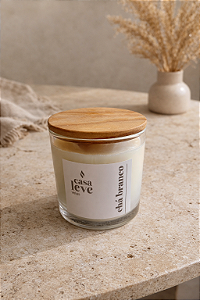 Vela Perfumada Casa Leve Chá Branco 200g