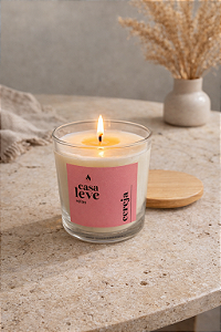 Vela Perfumada Casa Leve Cereja 200g
