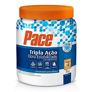 PASTILHA CLORO PACE TRIPLA AÇÃO 1KG 5X200G