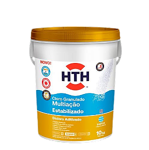 Cloro HTH 10Kg Dicloro Estabilizado