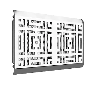 Grelha Modular Lateral 152x274mm Inox316L Maya Cristal Inox 37164