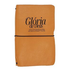 Caderno JUAD com capa de couro