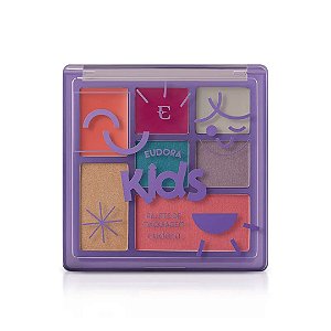 Palete de Maquiagem Multifuncional Poder Colorido Eudora Kids 7g