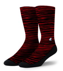 Meia Esportiva Dry Tigre Vermelho Lurk