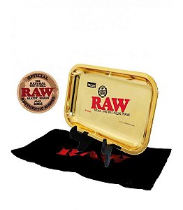 Bandeja RAW 24k Gold Leaf