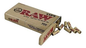 Piteira RAW Tips Pre Rolled 100tips Metal Box
