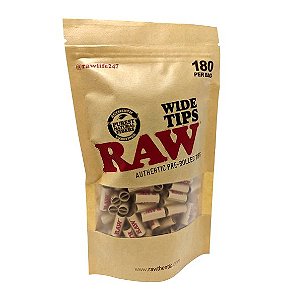 Piteira RAW Wide Tips Bag 180un