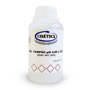 Solução de calibração de PH 4,00 Tampão 500ml