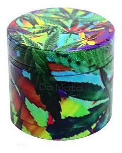 Dichavador de metal folha reggae 4 partes