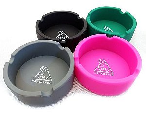 Cinzeiro Silicone Squadafum Pequeno Redondo