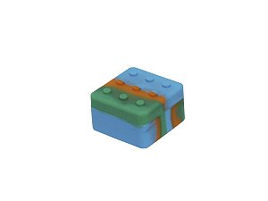 Container De Silicone Quadrado Lego