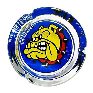 Cinzeiro de Vidro The Bulldog Logo Colorido