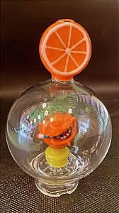 Vidro PuffCo Cupula Laranja Bocal Laranja