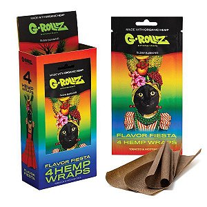 Blunt G-Rollz  4 Hemp Wraps Multifruit Flavored