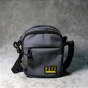 New Puff Shoulder Bag  - Cinza