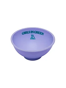 Silicone bowl Girls In Green - Azul